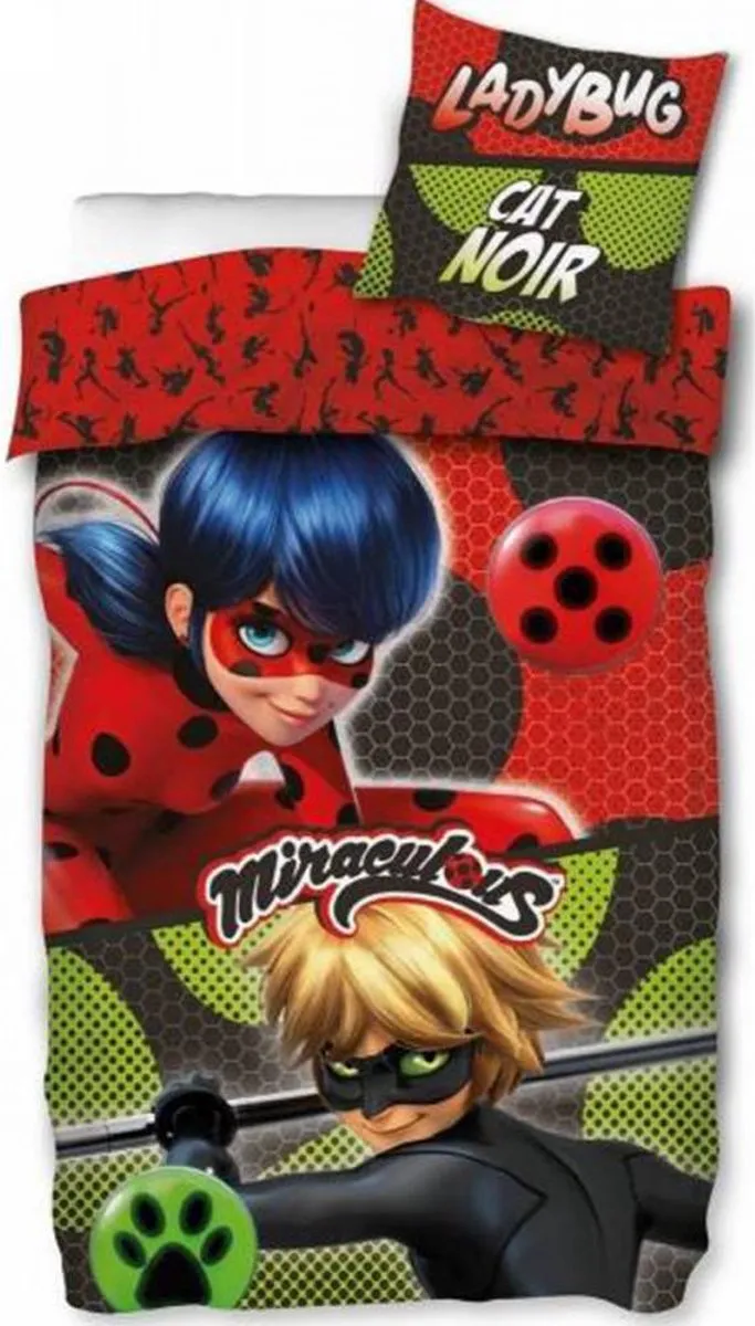 Disney Lady Bug Dekbedovertrek 140x200cm