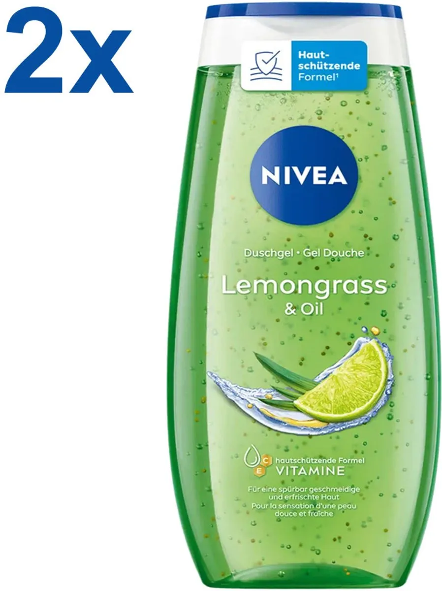 NIVEA Lemongrass & Oil Douchegel - 2x 250ml