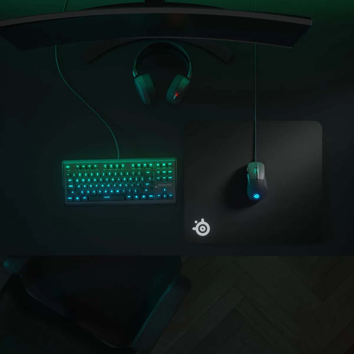SteelSeries QcK Heavy Gaming Muismat Large - Zwart