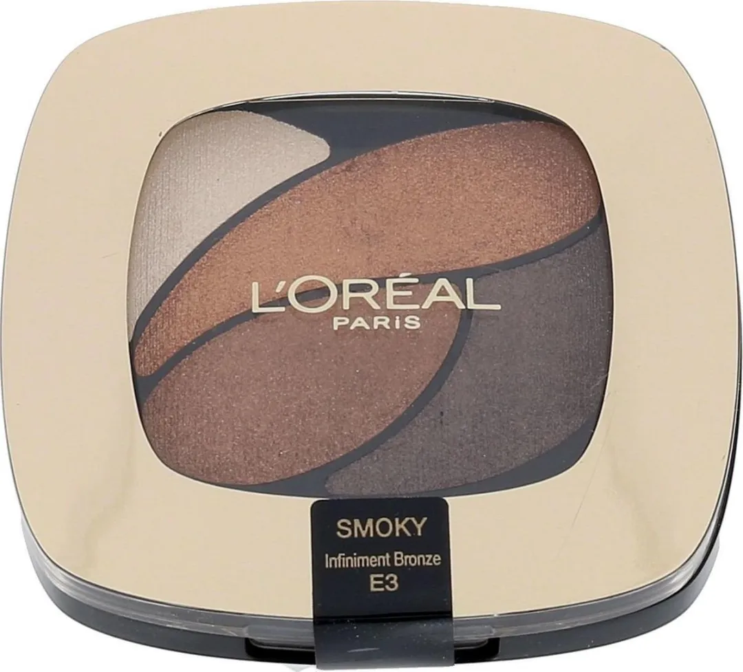 L'Oréal Paris Color Riche Les Ombres Quad E3 Infiniment Bronze Oogschaduw - 4 Kleuren