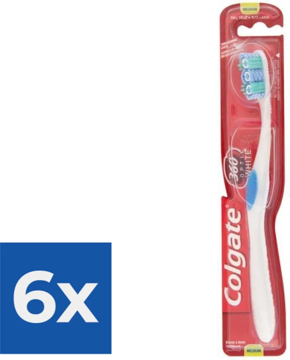 Colgate Tandenborstel 360 Optic White Medium