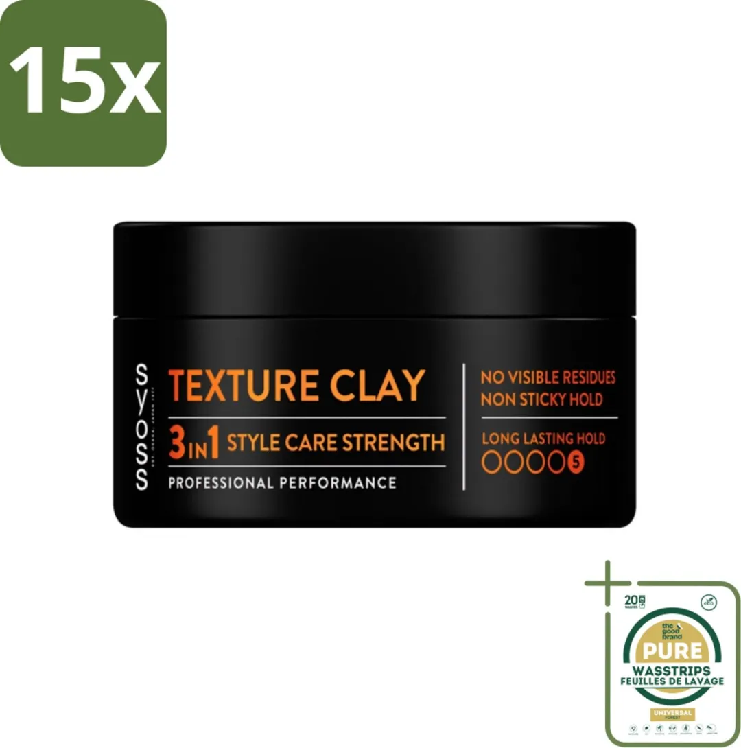 SYOSS Texture Clay Haarstyling 1500ml