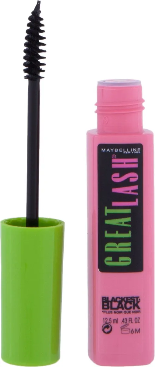 Maybelline Great Lash Mascara Zwart - 12,5 ml