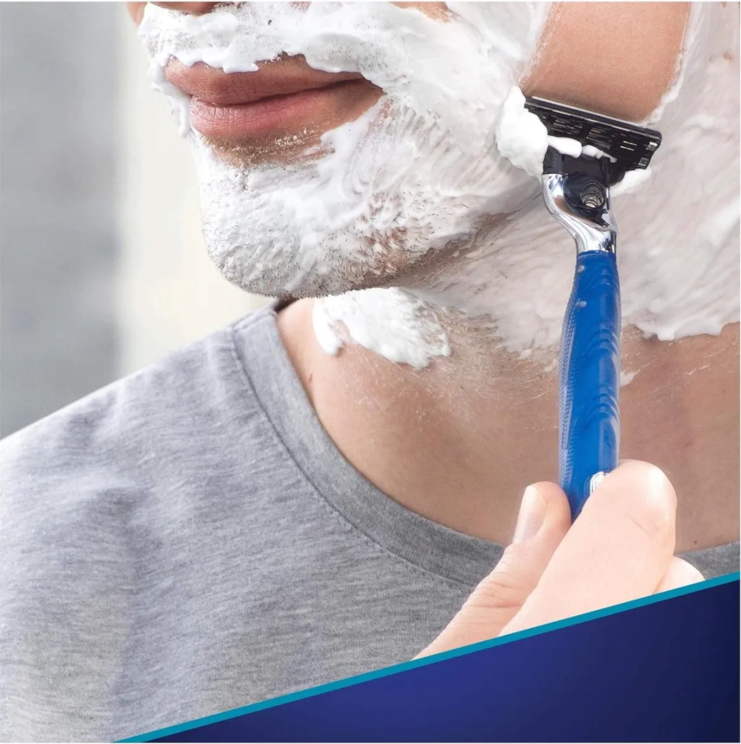 Gillette Mach 3 Scheermesjes 8 Stuks - Blauw