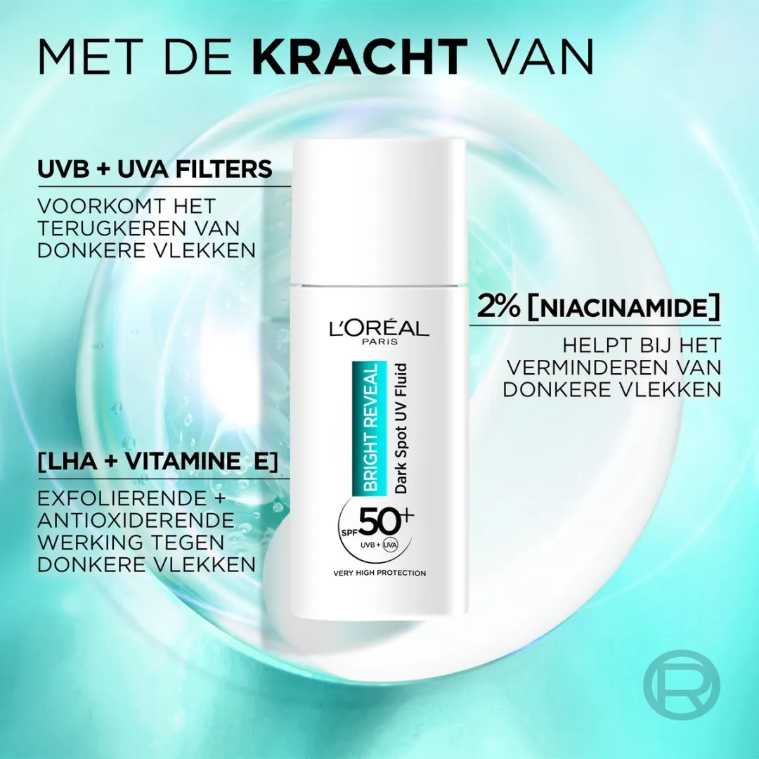 L'Oréal Paris Bright Reveal UV Fluid Moisturizer SPF50+ 50ml