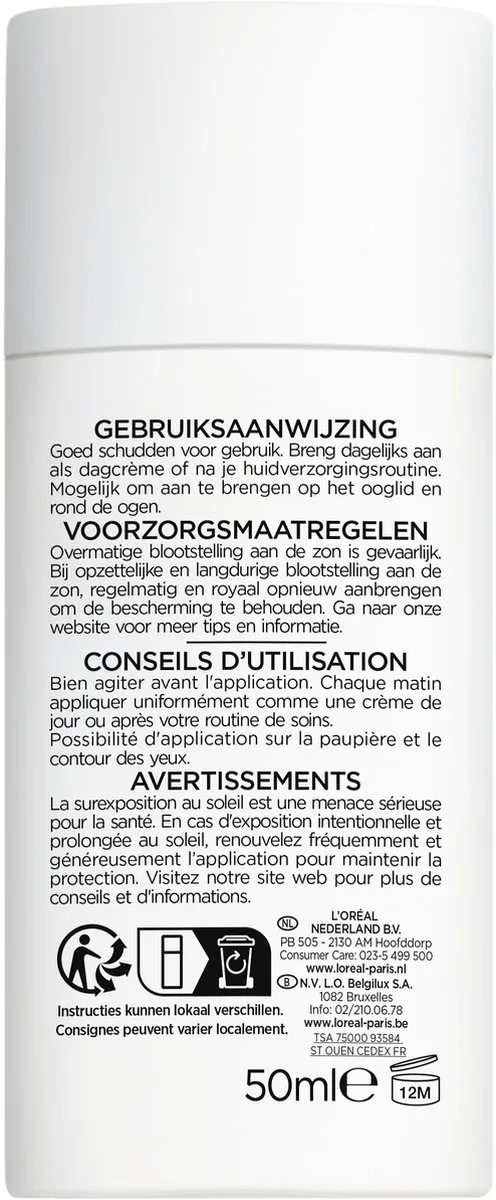 L'Oréal Paris Bright Reveal UV Fluid Moisturizer SPF50+ 50ml