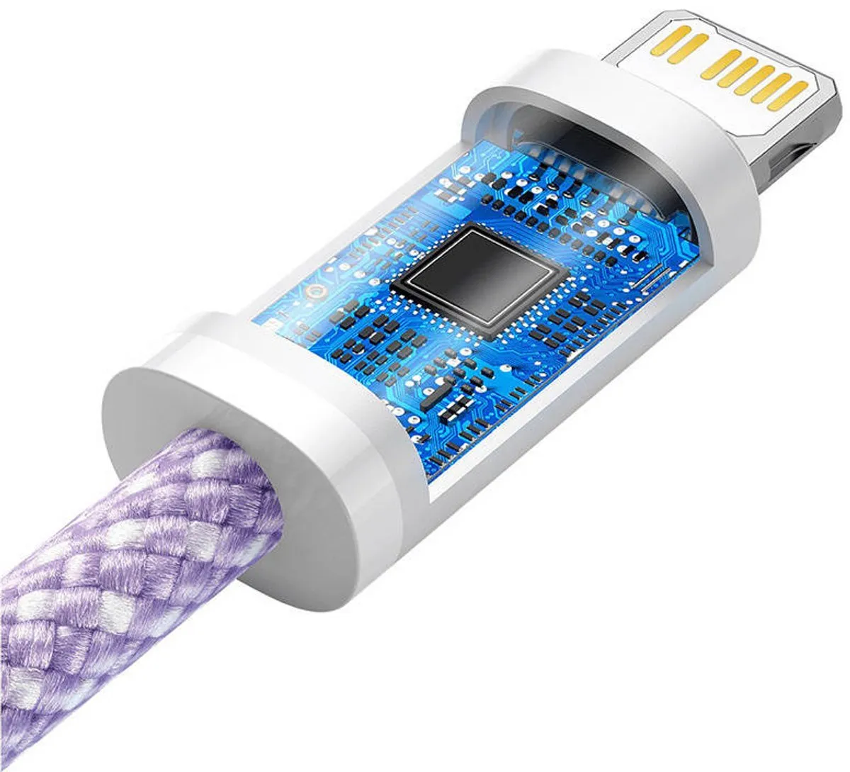 Baseus Dynamic Series USB-C naar Lightning Kabel 20W 2m - Transparant