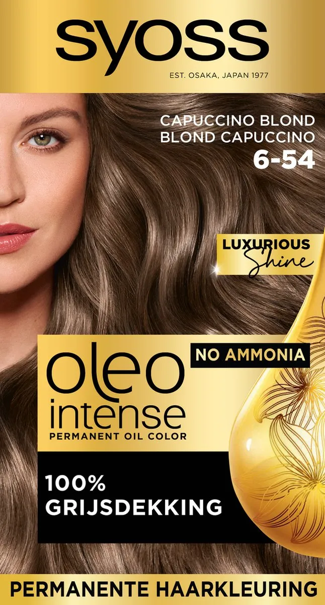 SYOSS Oleo Intense 6-54 Haarverf Capuccino Blond - 115ml