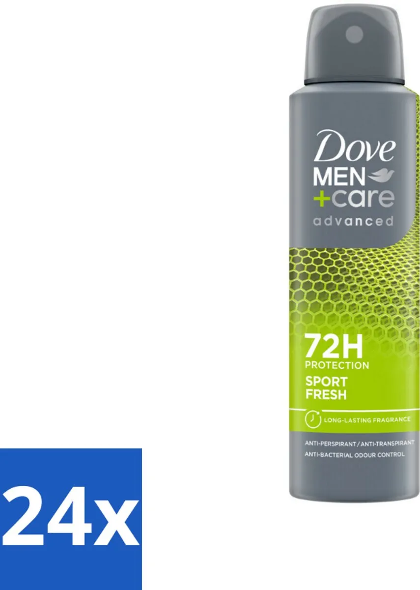 Dove Men+Care Sport Fresh Deo Spray 150ml - 24 Stuks