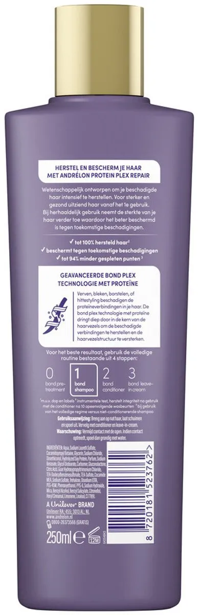 Andrélon Pro Care Protein Plex Repair Shampoo 250ml - 3 Stuks