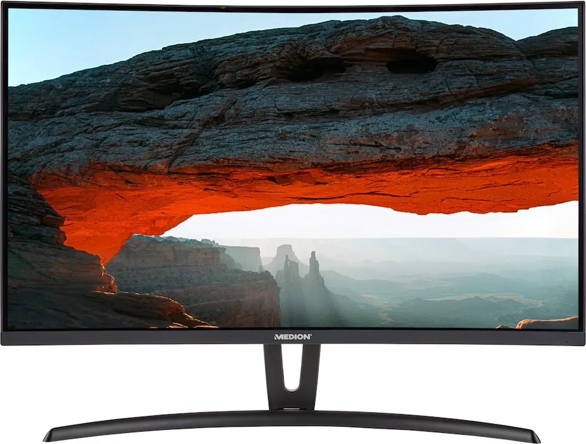 Medion P52710 MD22020 Curved Monitor 27" Full HD - Zwart