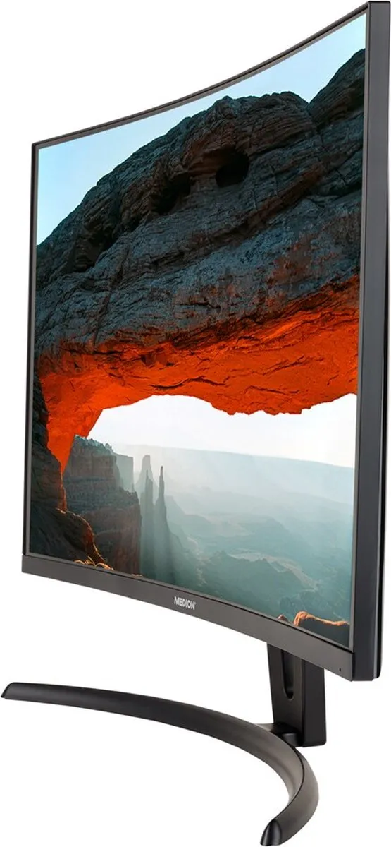 Medion P52710 MD22020 Curved Monitor 27" Full HD - Zwart