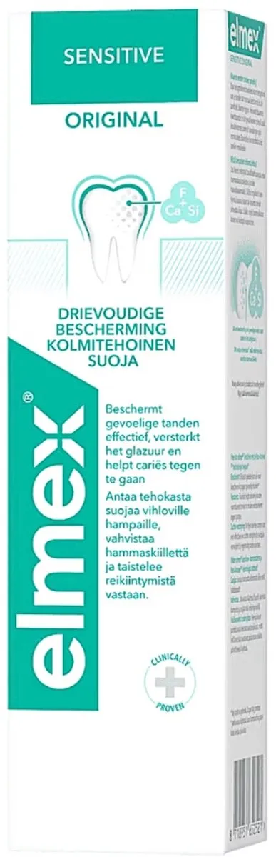 Elmex Sensitive Original Tandpasta 75ml - 4 Stuks