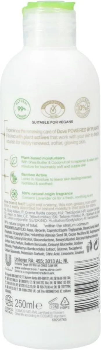 Dove Powered By Plants Bodylotion Bamboe - 250ml