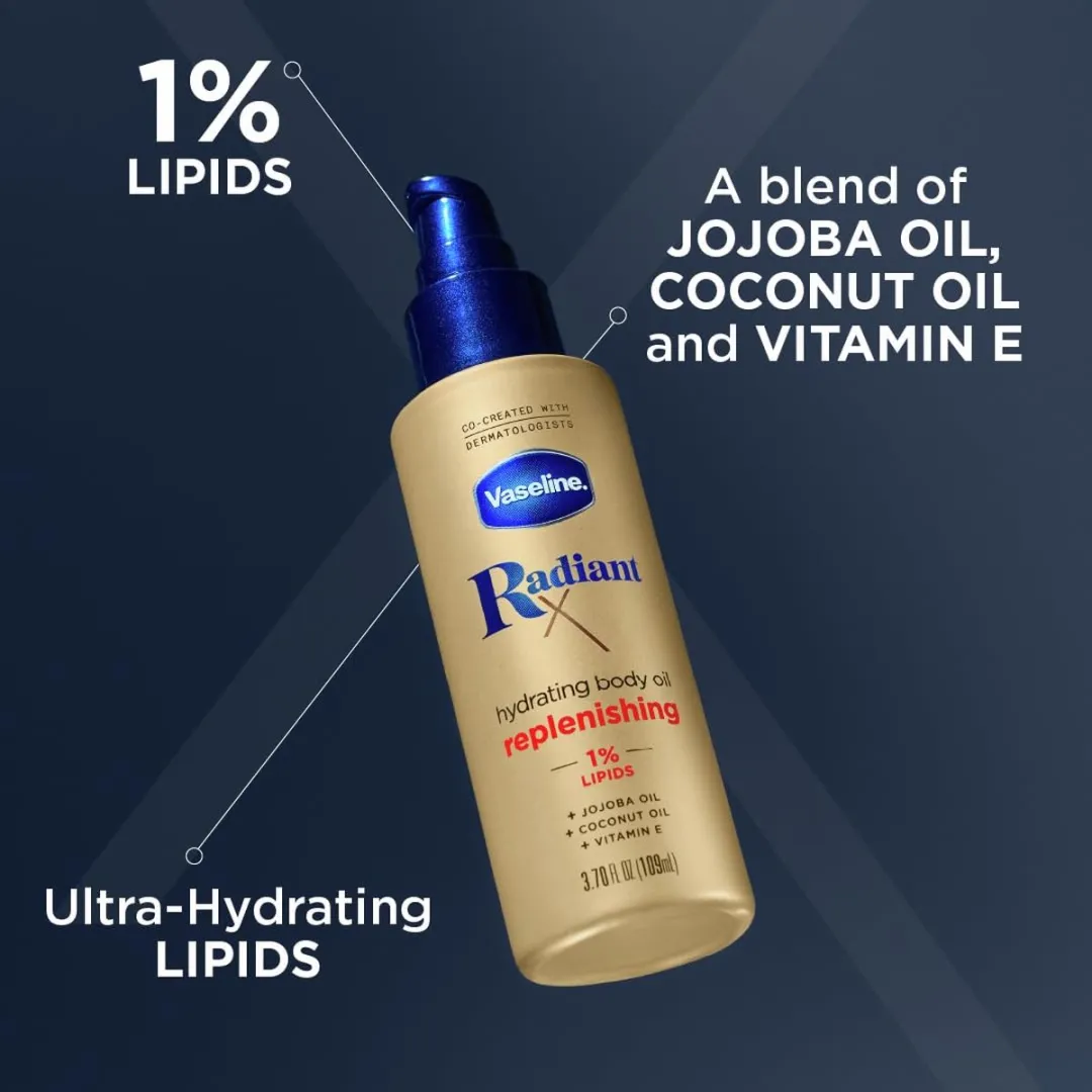Vaseline Radiant X Hydraterende Lichaamsolie 200ml - afbeelding 6 van 6