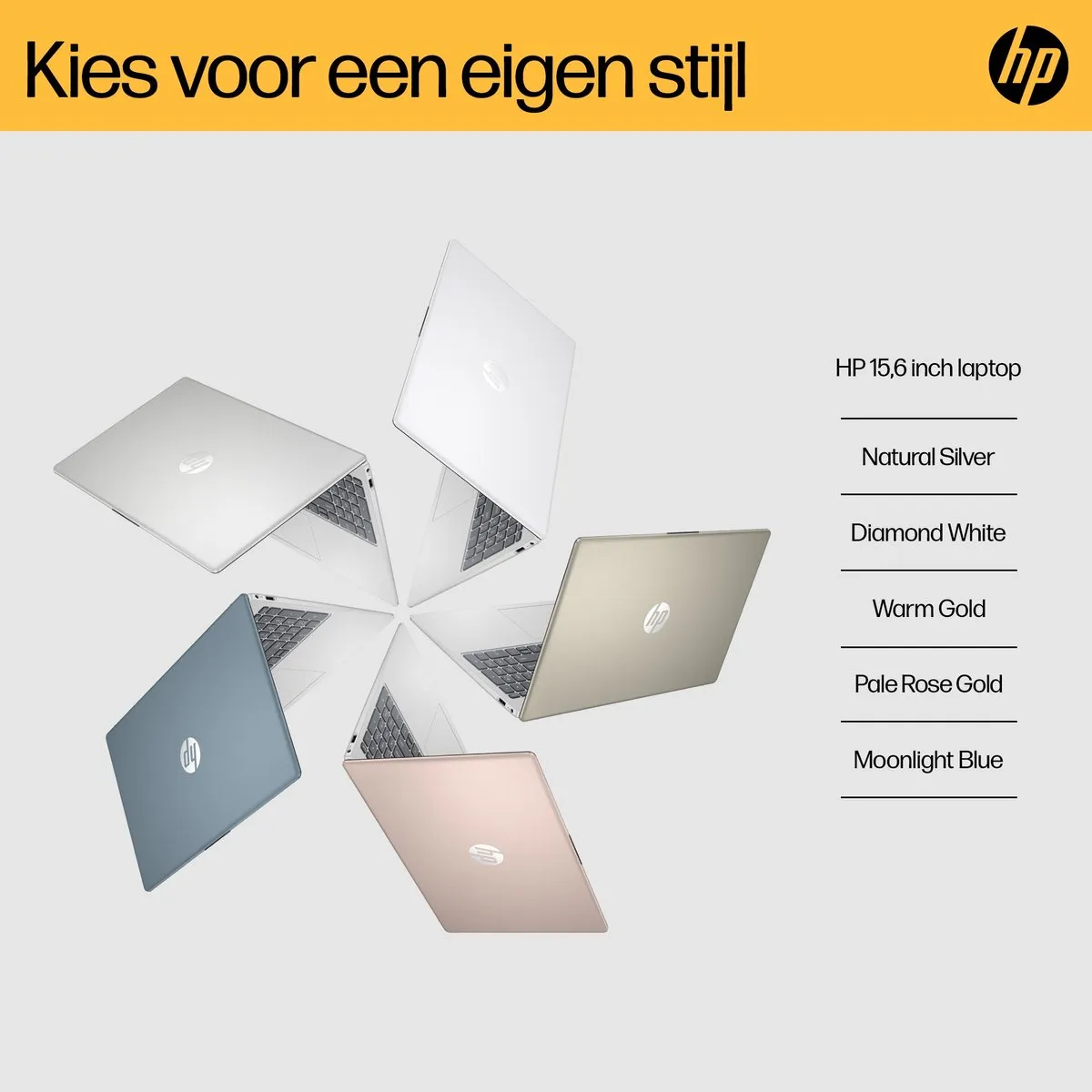 HP 15-fc0957nd Laptop 15.6" Full HD - 16GB RAM 512GB SSD - Zilver