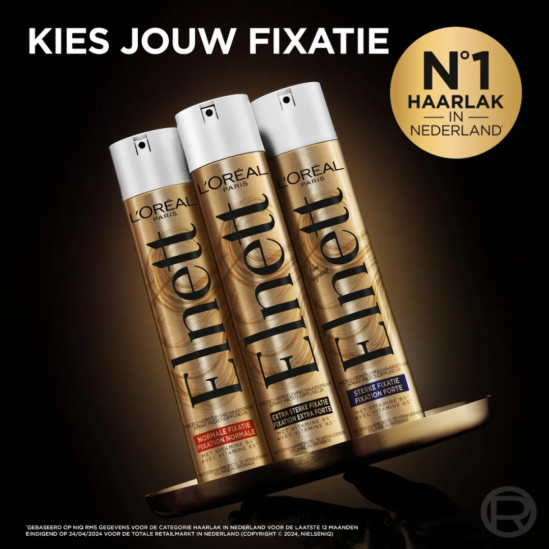 L'Oréal Paris Elnett Satin Haarlak 200ml - Extra Sterke Fixatie