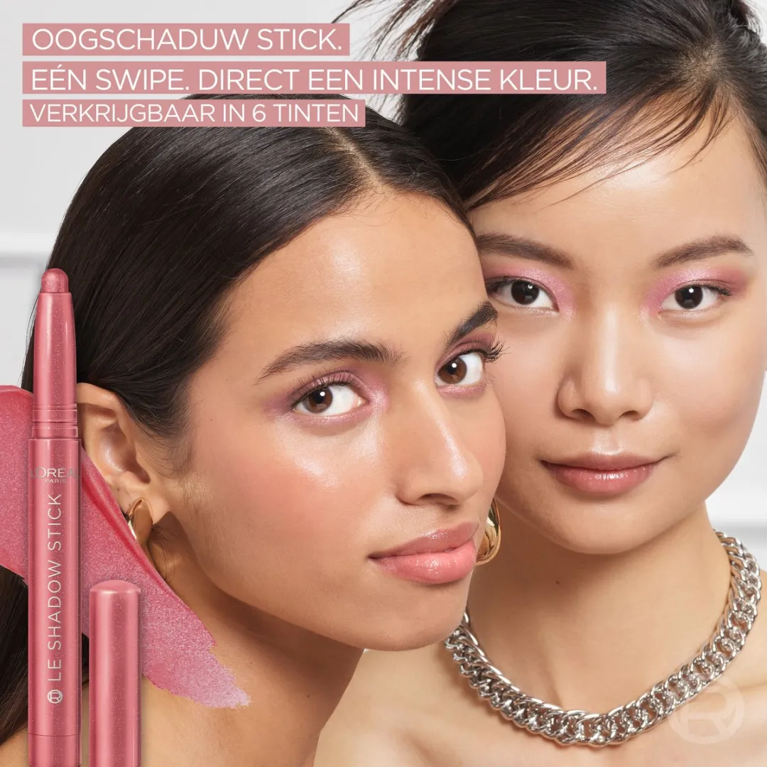 L'Oréal Paris Le Shadow Stick 118 Cloudy Rose Oogschaduwstick 5g