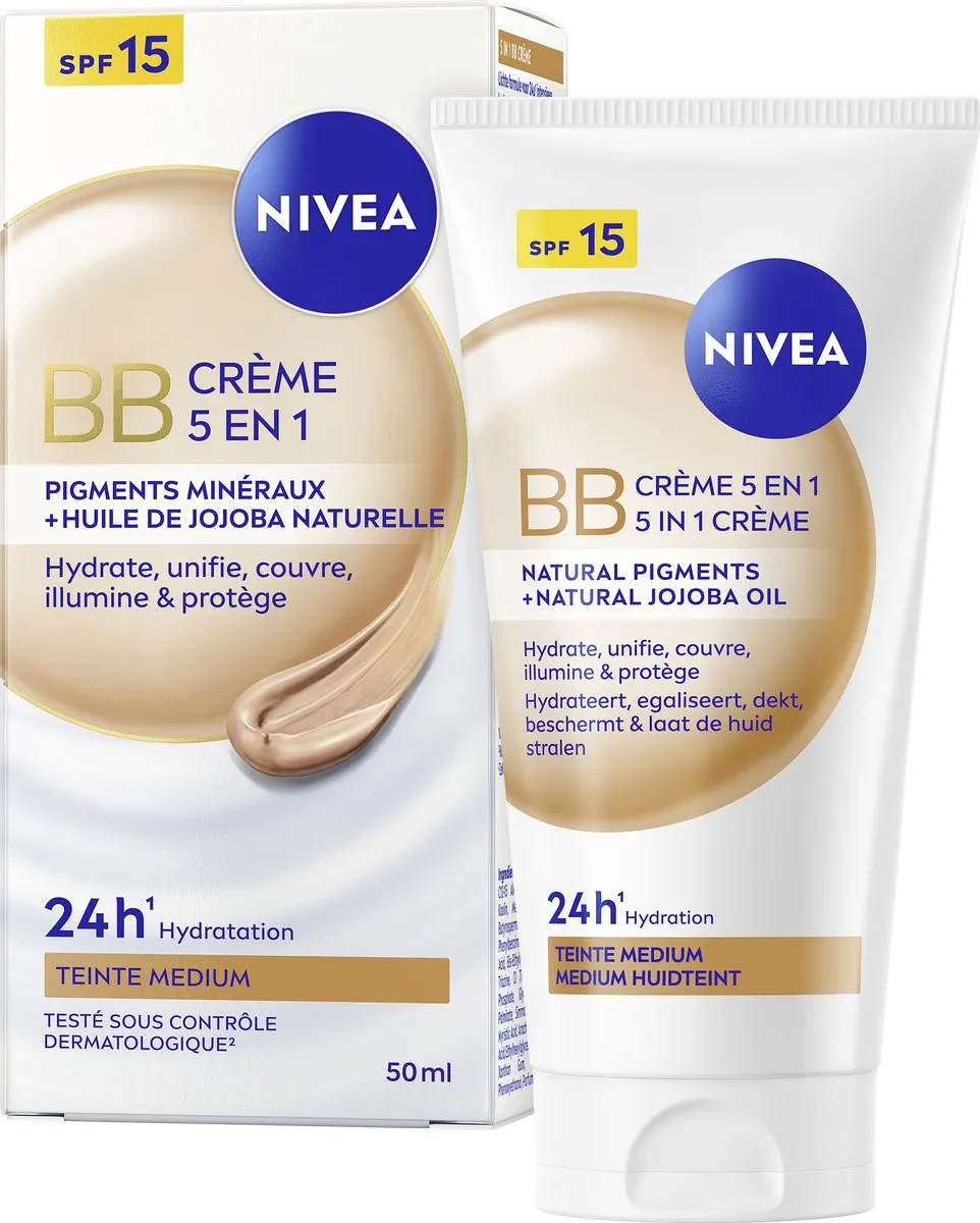 NIVEA Essentials 5in1 BB Dagcrème Medium SPF 15 - 50ml