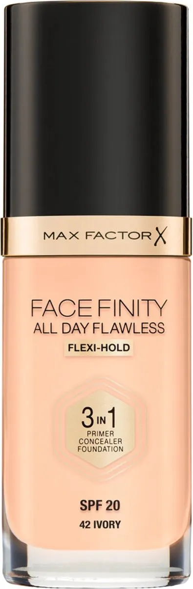 Max Factor Facefinity Foundation 42 Ivory - 30ml - afbeelding 6 van 6