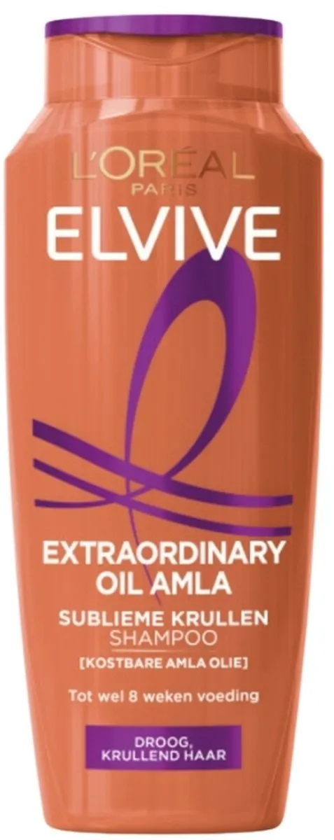 L'Oréal Paris Elvive Extraordinary Oil Krulverzorging Shampoo 250ml - 10 Stuks
