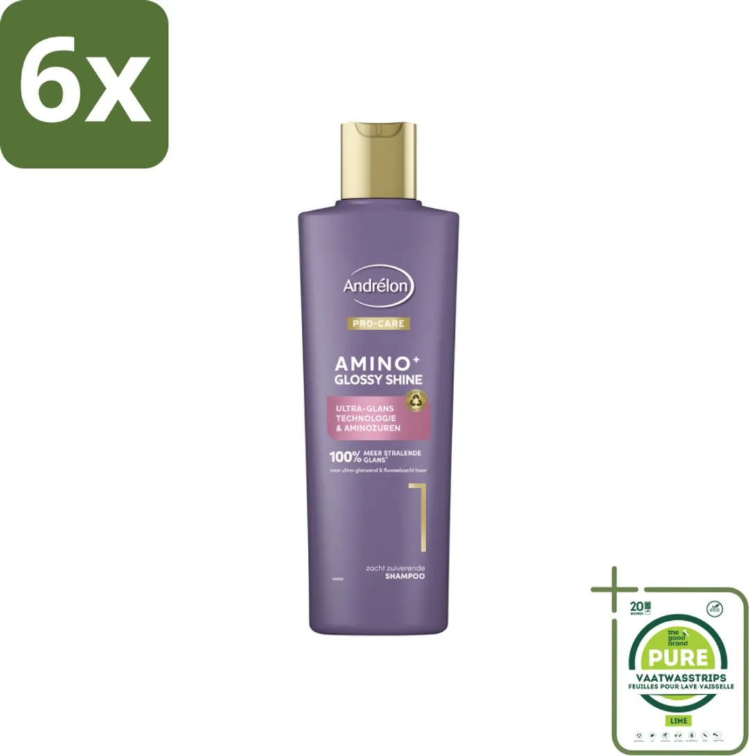 Andrélon Pro Care Amino+ Glossy Shine Shampoo 250ml