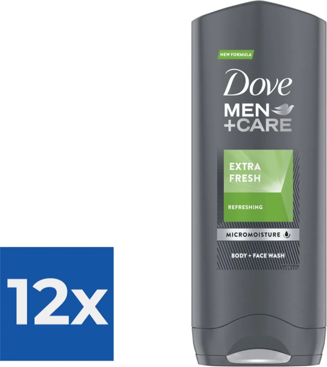 Dove Men+Care Extra Fresh Douchegel - 12x400ml