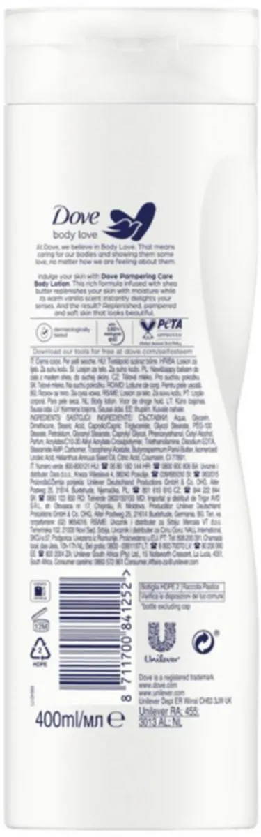 Dove Body Love Bodylotion 400ml - afbeelding 6 van 6