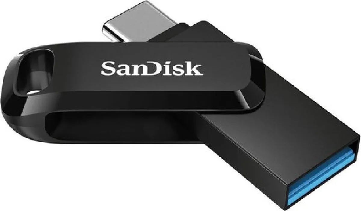 SanDisk Ultra Dual Drive Go SDDDC3-064G-G46 USB-stick 64GB - Zwart - afbeelding 6 van 6
