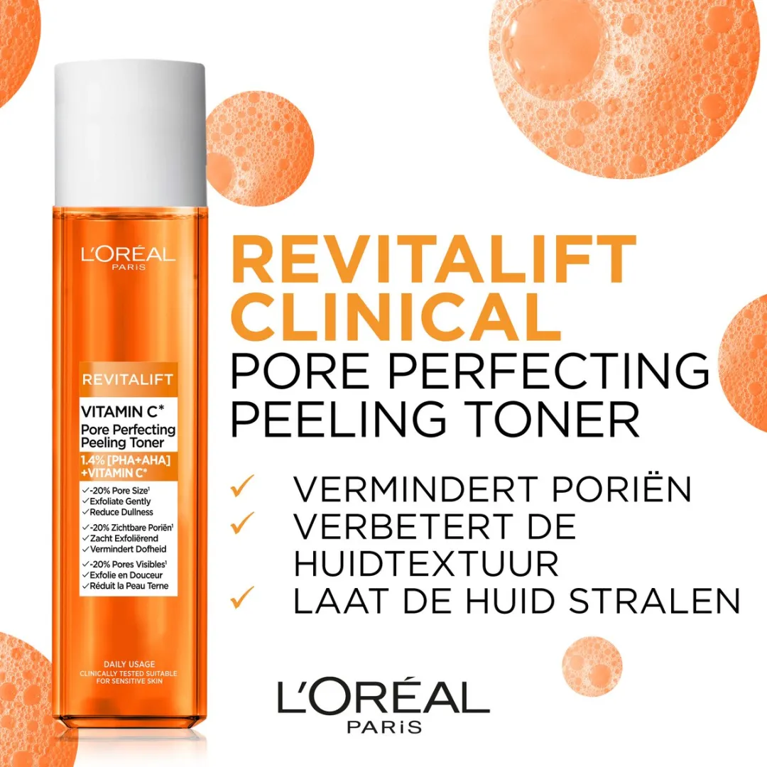 L'Oréal Paris Revitalift Vitamin C Pore Perfecting Toner 180ml