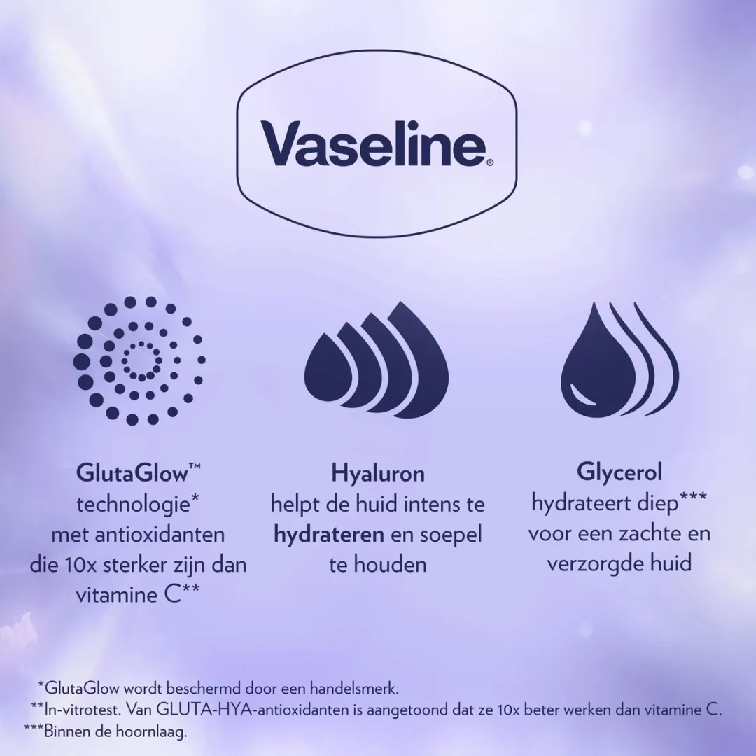 Vaseline Gluta-Hya Serum Burst Overnight Lotion - 6x200ml - afbeelding 6 van 6