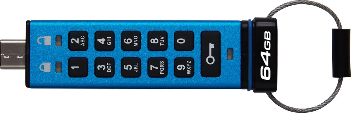 Kingston IronKey 64GB USB-C Keypad 200C - FIPS 140-3 Lvl 3