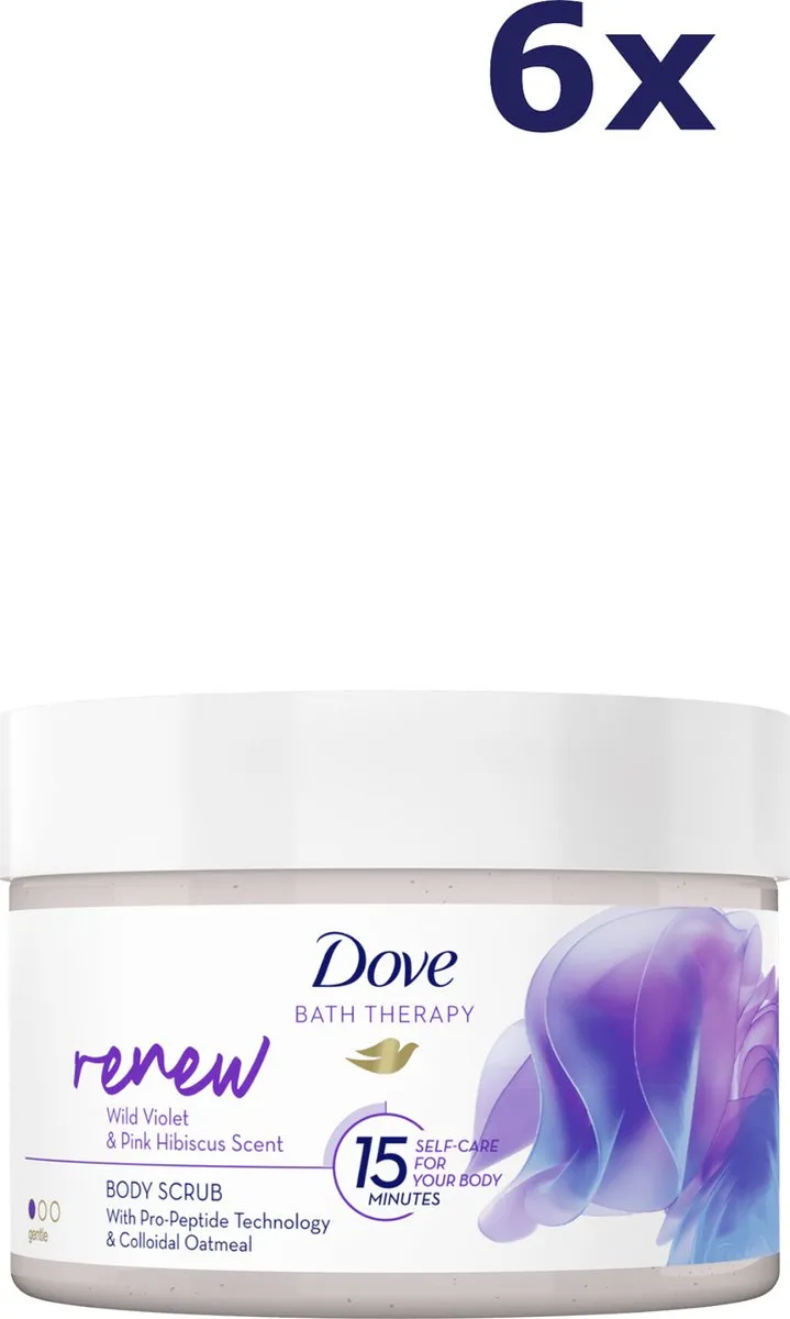 Dove Body Scrub Renew Pink Violet 295ml