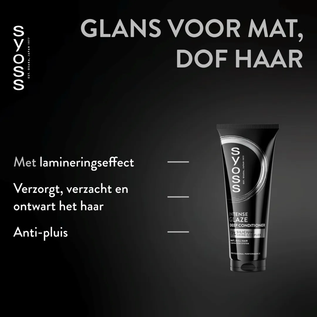 SYOSS Glaze Conditioner 6x250ml - Herstelt futloos haar