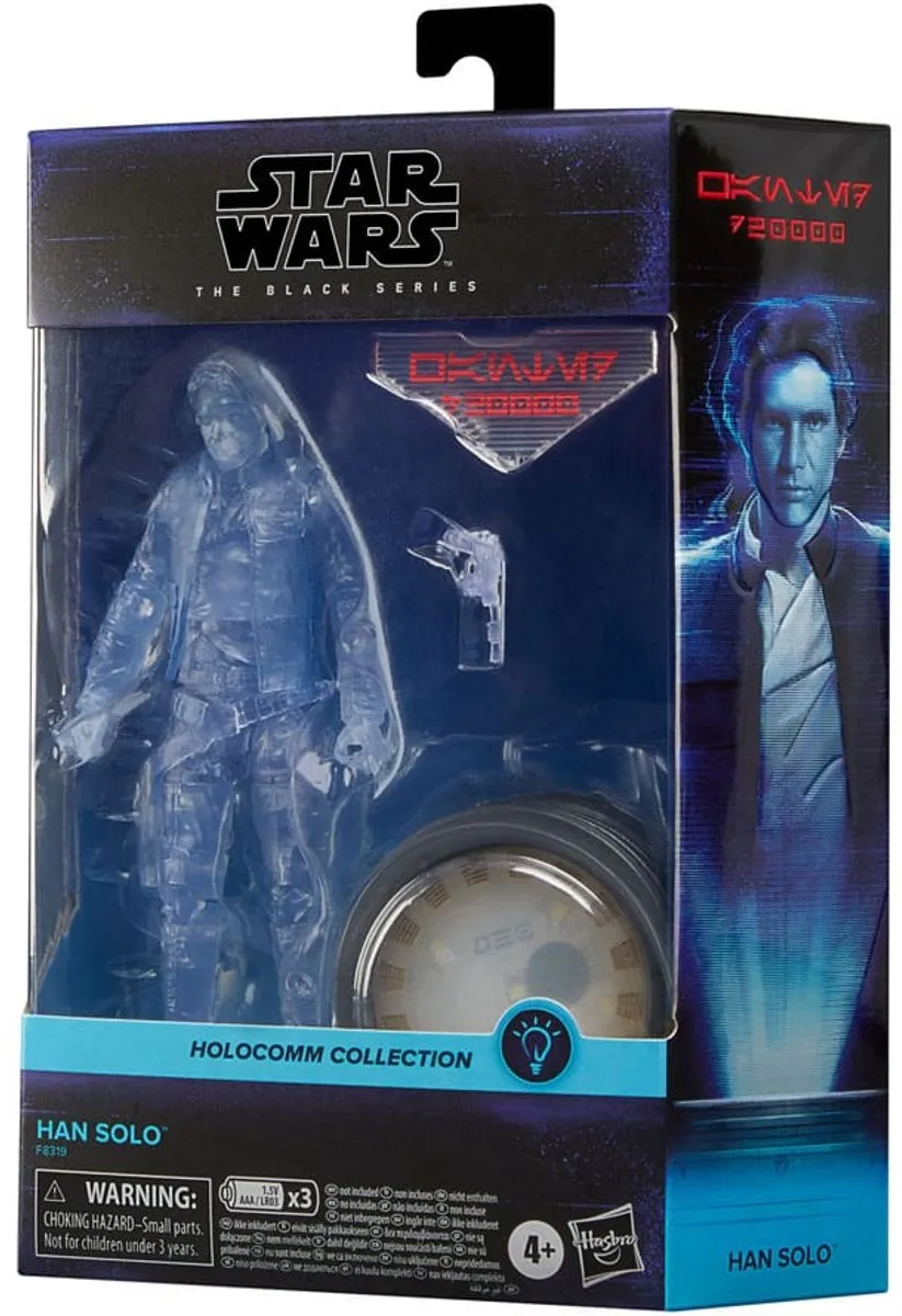 Hasbro Star Wars Black Series Han Solo Holocomm Action Figure 15cm - Multi