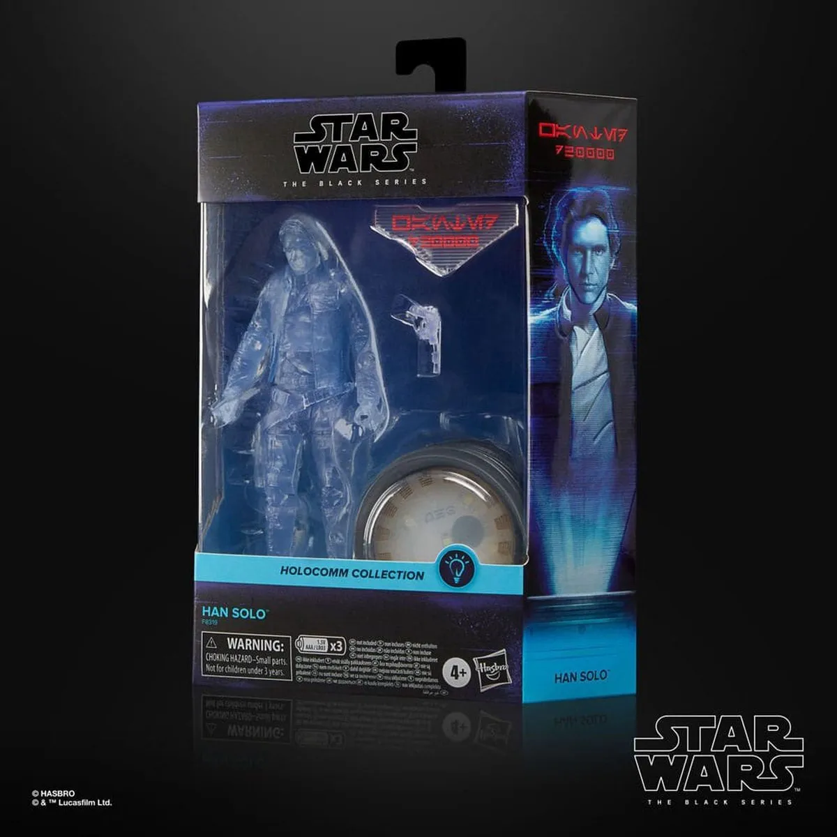 Hasbro Star Wars Black Series Han Solo Holocomm Action Figure 15cm - Multi