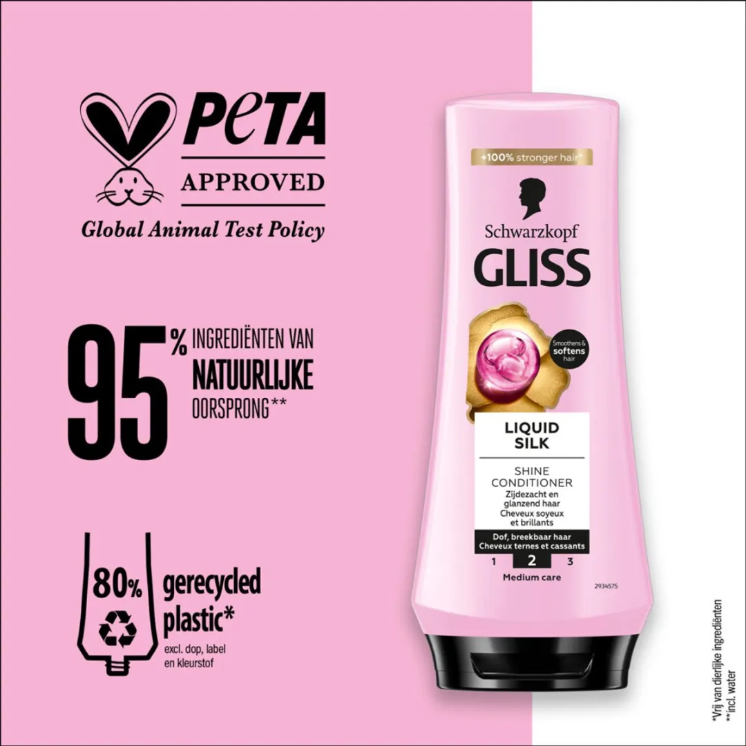 Schwarzkopf Gliss Hair Repair Conditioner 200ml - 2 Stuks
