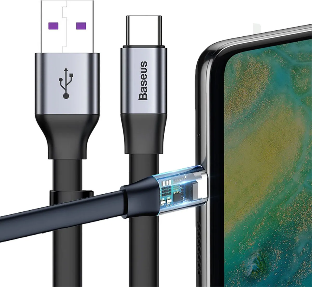 Baseus USB/USB-C SuperCharge Kabel 5A 40W QC3.0