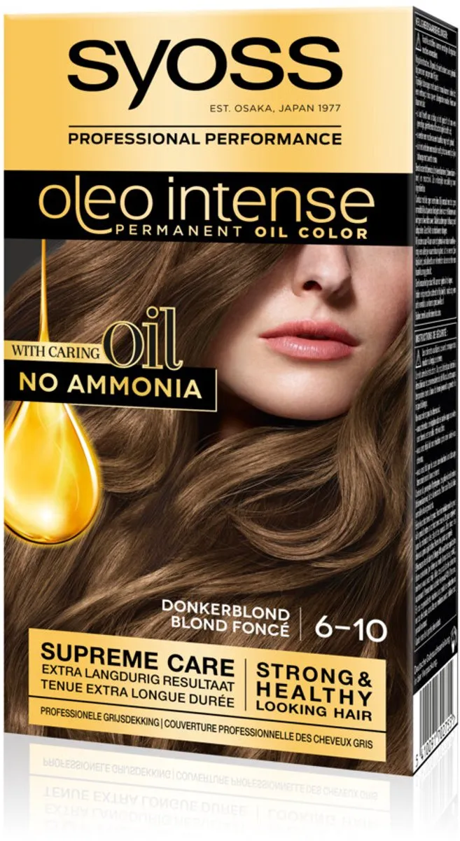 SYOSS Oleo Intense Haarverf Donkerblond 115ml - 48 Stuks