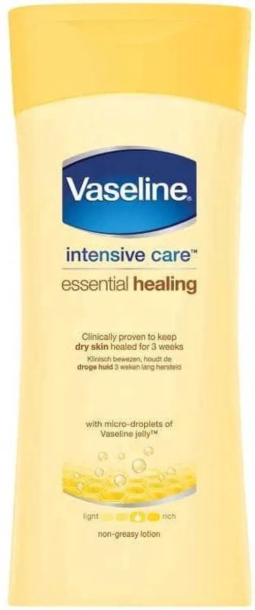 Vaseline Essential Healing Bodylotion 600ml - 3 Stuks