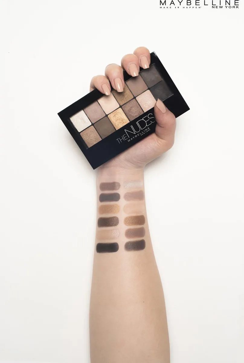 Maybelline The Rock Nudes Palette Oogschaduw - 12 Kleuren
