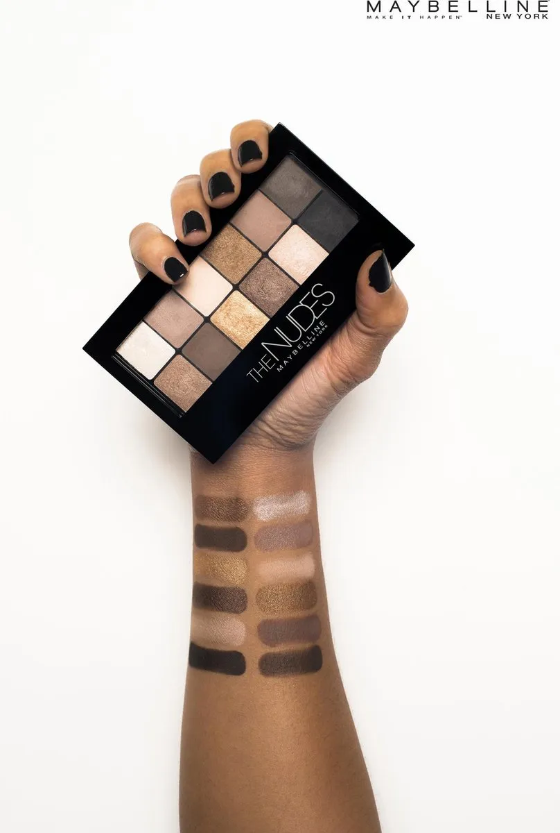 Maybelline The Rock Nudes Palette Oogschaduw - 12 Kleuren