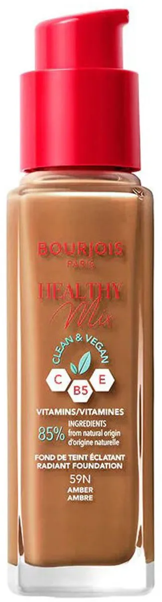 Bourjois Healthy Mix Vegan Foundation 59 Amber - 30ml