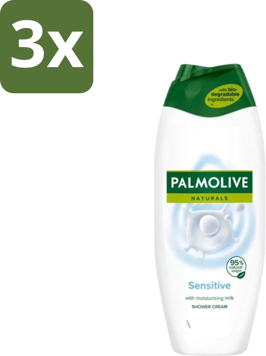 Palmolive Naturals Sensitive Douchegel 500ml - 3 Stuks