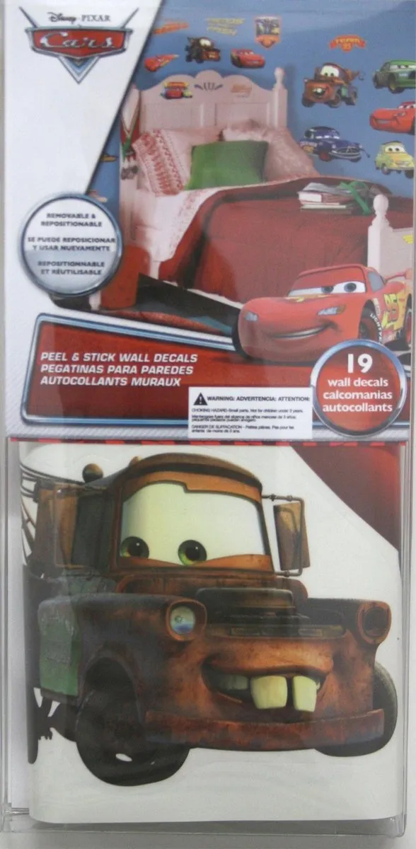 Disney Cars Piston Cup Champs Muurstickers - 19 Stuks Ø10cm - afbeelding 6 van 6