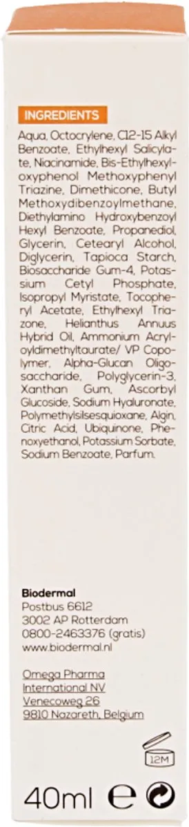 Biodermal Anti Age Zonnecrème Gezicht SPF 30 - 40ml - afbeelding 6 van 6