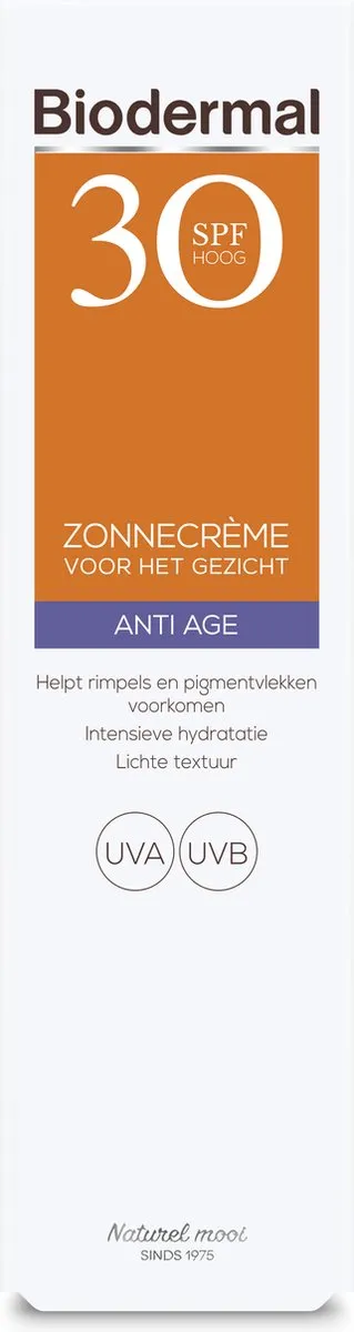 Biodermal Anti Age Zonnecrème Gezicht SPF 30 - 40ml