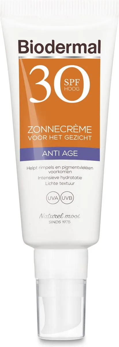 Biodermal Anti Age Zonnecrème Gezicht SPF 30 - 40ml