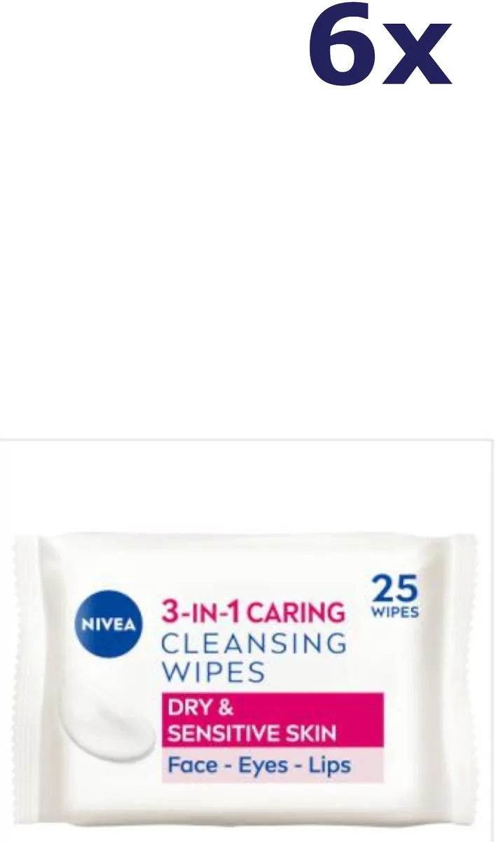 NIVEA Reinigingsdoekjes 25 Stuks - Droge Huid