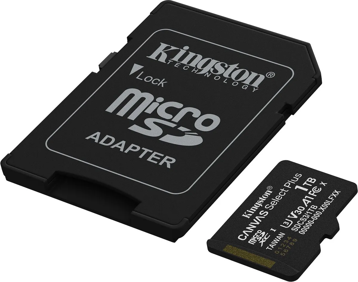 Kingston Canvas Select Plus SDCS3/1TB microSDXC 1TB - met adapter - afbeelding 6 van 6